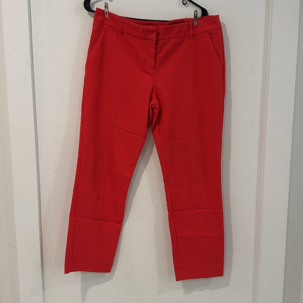 Express Red Cropped Pants